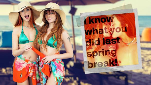 StepSiblings – Amber Stark & Scarlet Skies – Spring Break Ready