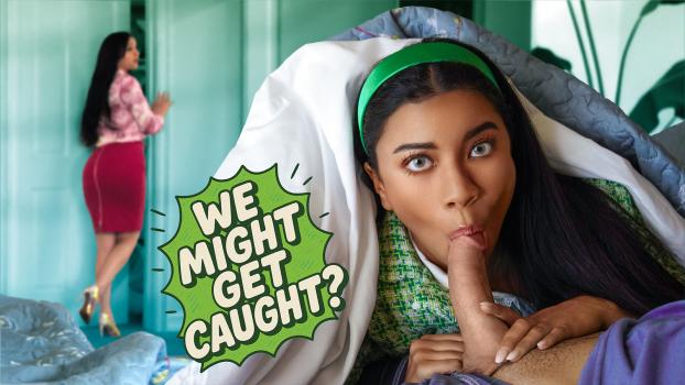 FamilyStrokes – Ameena Green – We Might Get Caught? That Only Makes My Stepdaddy’s Dick Taste Better